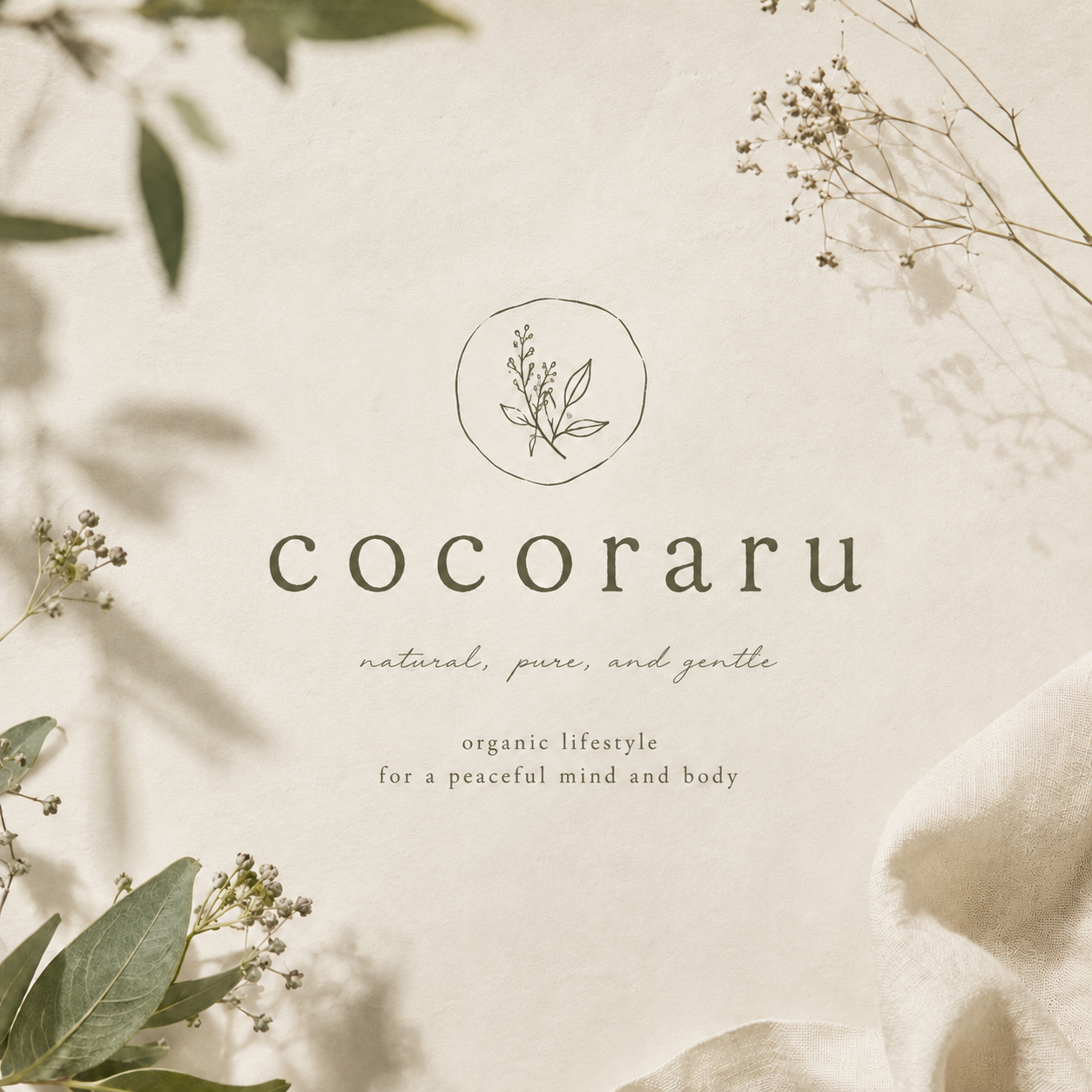 cocoraru natural, pure, and gentle